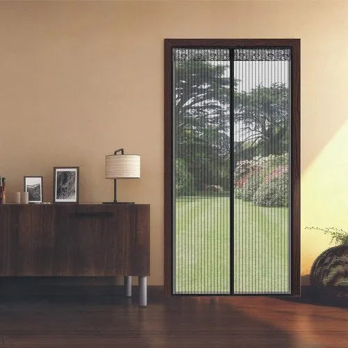 Magnetic Door Mosquito Net – Auto-Close Mesh Curtain with Velcro | Hands-Free Insect Protection for Home