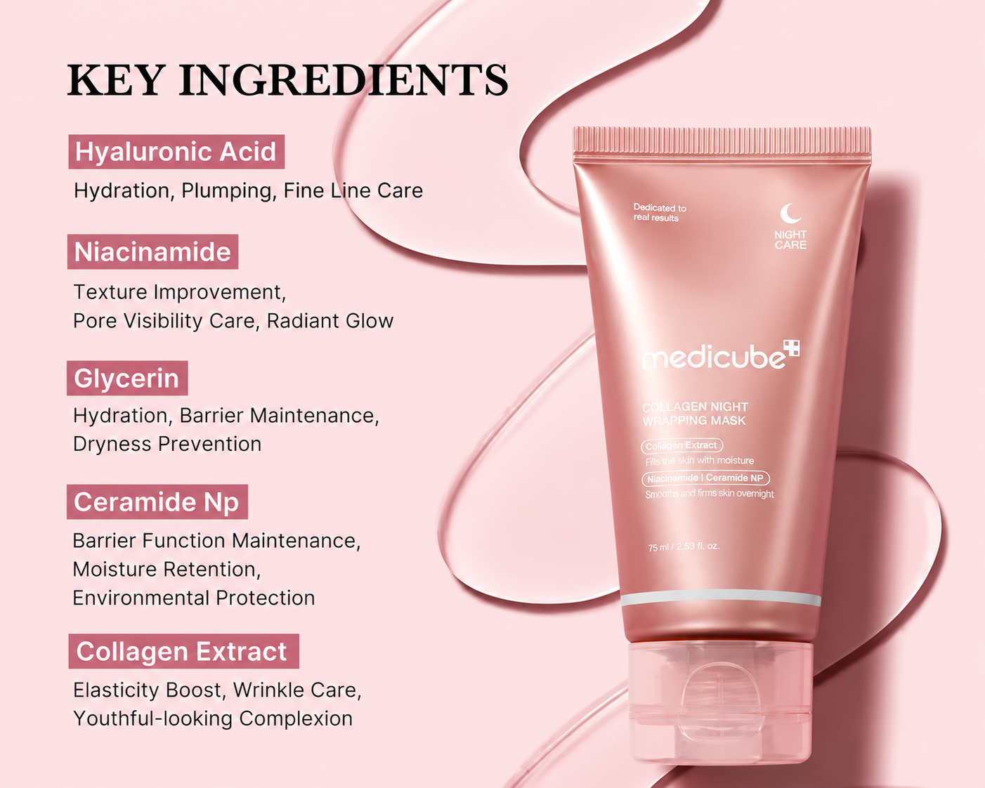 Collagen Overnight Wrapping Peel Off Facial Mask Pack of 1